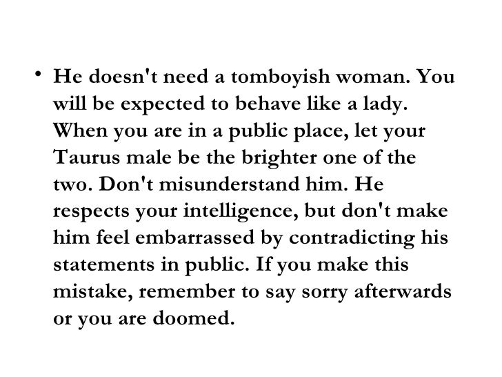 What attracts a taurus man